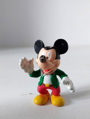 Figurina Mickey Mouse stanta Disney, cauciuc, 4cm, colectie foto
