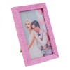 Ramă Foto Glitter, 10x15cm, Roz, Lemn, Oem