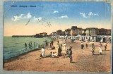 AD 638 C. P. VECHE - GRADO, SPIAGGIA -STRAND -ITALIA 1915 ?, Circulata, Franta, Printata