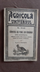 VANATUL CU PENE DIN ROMANIA , CHEIE DICHOTOMICA , 1946 DR. R.I. CALINESCU foto