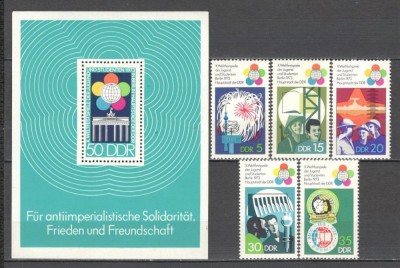 D.D.R.1973 Festivalul mondial al tineretului si studentilor Berlin SD.379 foto