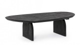 Cumpara ieftin Masuta lemn mango negru Monterrey 135x76x38 cm