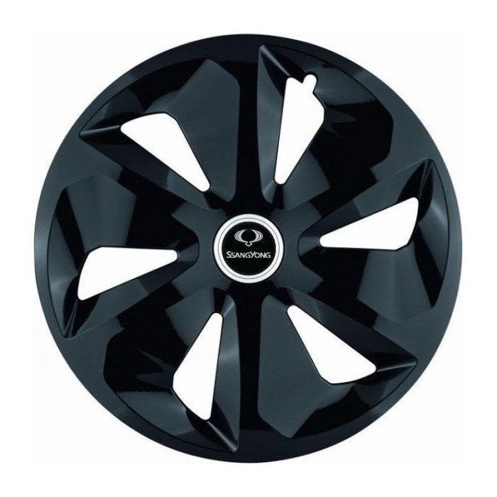 Set 4 Capace Roti Roco Negru R16, pentru SsangYoung