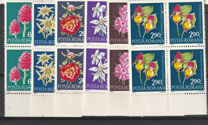 Romania ,Flori rare, bloc de 4, nr lista 794.