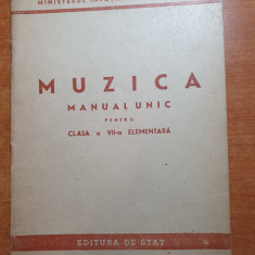 manual de muzica pentru clasa a 7-a elementara anul 1948-imnul zdrobite catuse