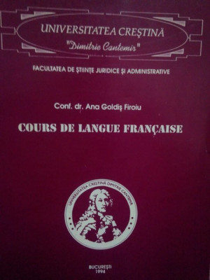 Ana Goldis - Cours de langue francaise (1994) foto