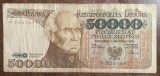 B11 25 - Bancnota foarte veche - Polonia - 50000 zloti - 1989