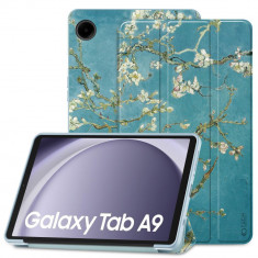 Husa Tech-Protect Smartcase pentru Samsung Galaxy Tab A9 8.7 X110/X115 Sakura