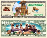 !!! SUA = FANTASY NOTE (TJ6) = RHODESIAN RIDGEBACK - 2011 - UNC / SERIA KAY NINE