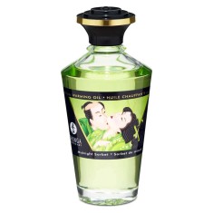 Aphrodisiac Oils Midnight - Ulei Afrodiziac Comestibil pentru Masaj cu Aroma de Sorbet, 100 ml