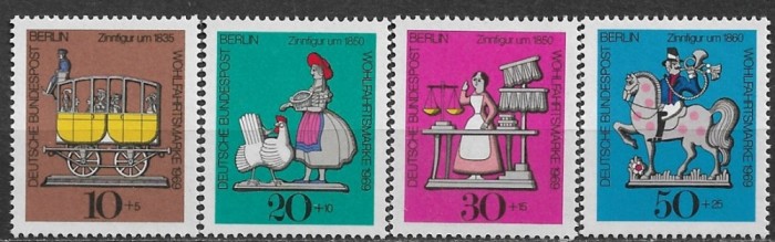 B2764 - Berlin-vest 1969 - Pt.copii 4v. neuzat,perfecta stare