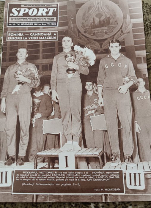 myh 110 - Revista SPORT - nr 21/noiembrie 1963