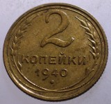 B.473 RUSIA URSS WWII 2 KOPEICI COPEICI KOPEKS 1940