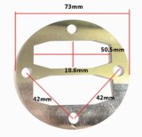 Garnitura din aluminiu pentru cap compresor de aer diametru 72mm CH029