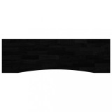 Cumpara ieftin Blat de birou maro inchis lemn masiv de stejar dreptunghiular