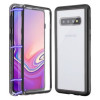 Husa Magnetic Case 360&deg; pentru Samsung Galaxy S10+, Negru, Transparent