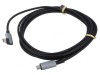 Cablu USB 2.0 USB-C Unghi 3m Negru 100W, Logilink