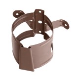 Colier burlan pentru sistem pluvial, Bilka, metalic, maro (RAL 8017), lucios, D 100 mm