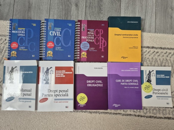 Cărti de drept penal si drept civil