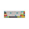 Tastatura Mecanica ANEEX K29, Iluminata RGB, 68 Taste, Switch Rosu, Anti-Ghosting, USB-C