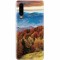 Husa silicon pentru Huawei P30, Autumn Mountain Fall Rusty Forest Colours