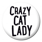 Cumpara ieftin Insigna - Crazy Cat Lady | Dean Morris