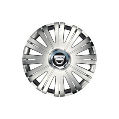 Set 4 capace roti Cu Inel Cromat Active R16 pentru gama auto Dacia foto