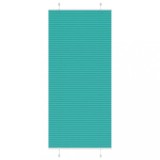 VidaXL Jaluzea plisată verde petrol 95x200 cm Lățime țesătură 94,4 cm