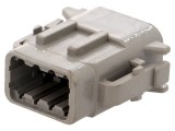 Conector cablu-cablu DTM mamă PIN 8 gri IP68