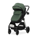 Carucior set 3 in 1, Lorelli Aspen, pana la 22 kg, Green