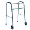 Cadru Mers Pliabil cu 2 Roti, Aluminiu, Reglabil FS 912 L, Orteza Mobilitate, Cadru Ortopedic Persoane cu Dizabilitati/Varstnice