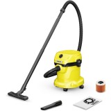 Aspirator umed-uscat Karcher WD 2 Plus V-15/6/18/C, 1.628-014.0, Aspirare umeda si uscata, rezervor 15 L, Furtun 1.8m, 1000W, functie de suflare, func