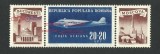 Cumpara ieftin EROARE ROMANIA 1948 LP 241 AL DOILEA CONGRES ARLUS EROARE SOARE PE VINIETA STANGA PLUS LINIE VERTICALĂ LA AVION- SERIE MNH