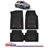 Covorase Auto TeamCar&reg; Kia Stonic YB Crossover (2017-prezent) - Negru - Cauciuc Rezistent Tip Tavita