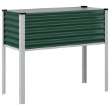 Cumpara ieftin Jardiniera de gradina verde, 100x45x90 cm, otel