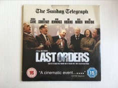 *DD Film Last Orders (Ultima dorinta) 2001, DVD, un film de Fred Schepisi