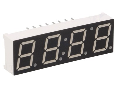 Afișaj LED 7 Segmente 10mm 4 Digits Roșu foto