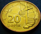 Cumpara ieftin Moneda exotica 20 QAPIK - AZERBAIDJAN, anul 2006 ? * cod 3146 B, Asia
