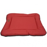 Perna 4DOG Deluxe Camping, rosu, M, 80 x 64 x 7 cm