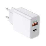 Cumpara ieftin Incarcator Rapid Universal ZK-05 2 Porturi USB 3.0A + USB C 3.4A Incarcator Retea Telefon Priza