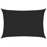 Cumpara ieftin Panza parasolar, negru, 2,5x3,5 m, HDPE, 160 g/m&sup2;