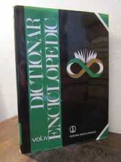 Dictionar enciclopedic (editura Enciclopedica, volumul 4, 2001) foto