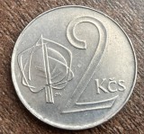 C50 - Moneda foarte veche - Cehoslovacia - 2 kororane - 1991
