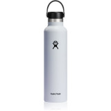 Hydro Flask Standard Mouth Flex Cap sticlă termos culoare White 709 ml