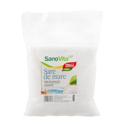 SARE DE MARE GRUNJOASA IODATA 1KG foto