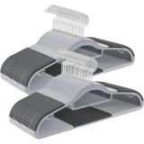 Set 50 umerase subtiri antialunecare SONGMICS, 42 cm, gri