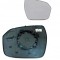 Geam oglinda exterioara cu suport fixare Land Rover Range Rover Evoque, 03.2011-, Dreapta, incalzita; geam convex; cromat