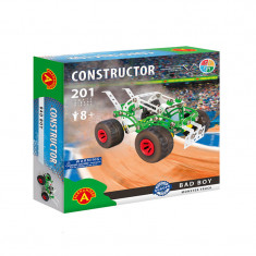 Set constructie 201 piese metalice Constructor-Bad Boy Monster Truck, +8 ani Alexander EduKinder World