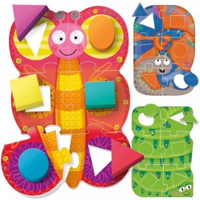 Headu Ecoplay - Puzzle Sa Potrivim Formele Si Culorile foto
