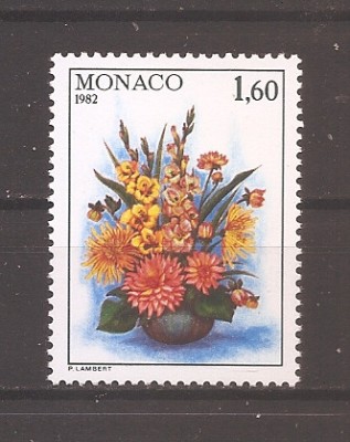Monaco 1982 - Bol cu ​​flori, MNH foto